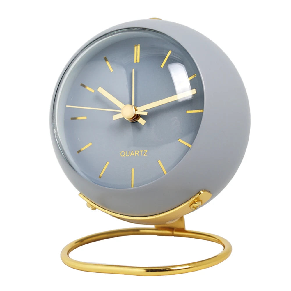 Nordic Minimalist Silent Alarm Clock – Perfect for Students and Bedside Use