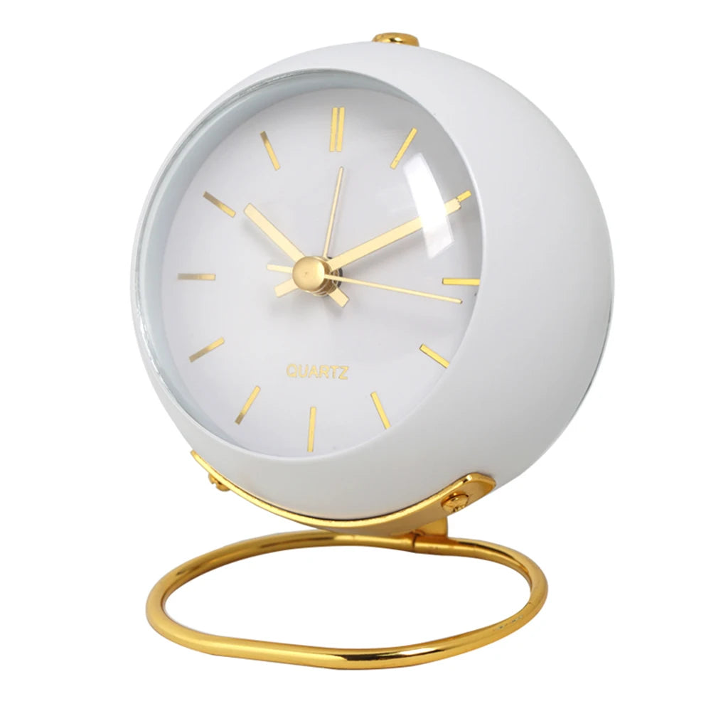 Nordic Minimalist Silent Alarm Clock – Perfect for Students and Bedside Use