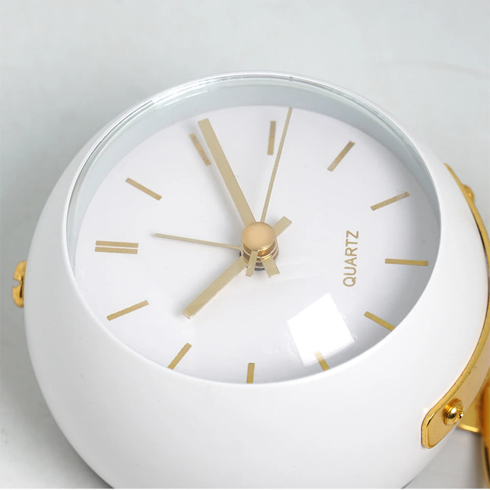 Nordic Minimalist Silent Alarm Clock – Perfect for Students and Bedside Use