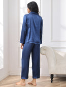 Pure Silk Button Up Women's Pajamas